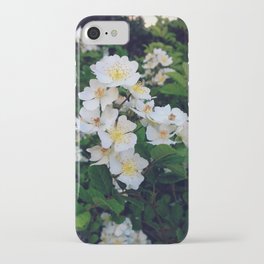 White Blooms iPhone Case