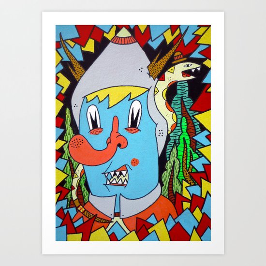 The Snake Charmer Art Print