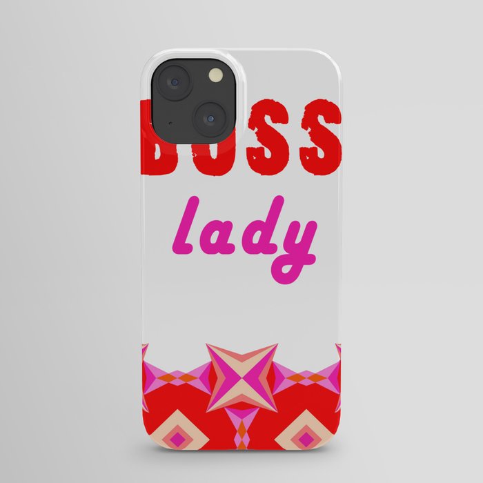 BOSS lady iPhone Case