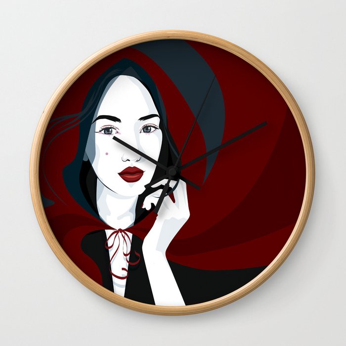 Great Red Riding Hood Wall Clock