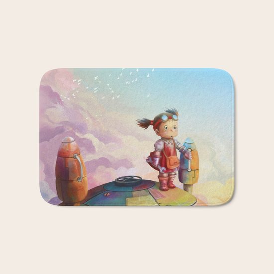 MEI and TOTORO Bath Mat