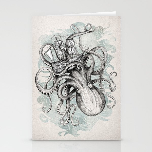 The Baltic Sea - Kraken Stationery Cards