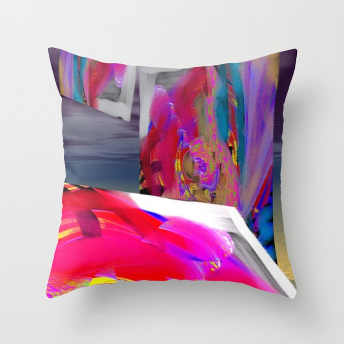 paint 3d Throw Pillow by amanji says Society6