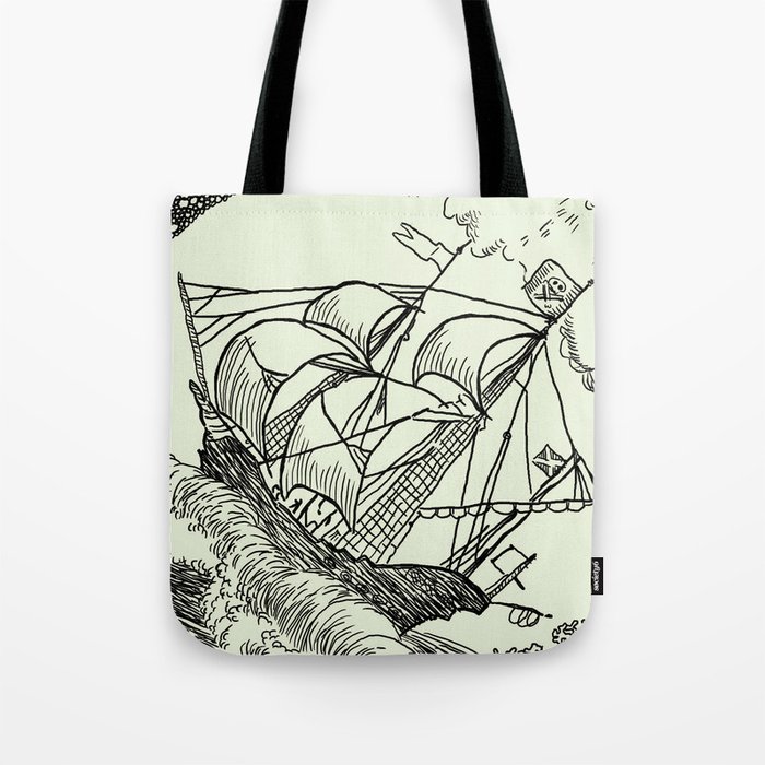 The Waves Tote Bag