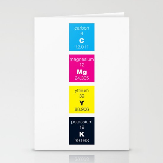 The Elements of Color Stationery Cards