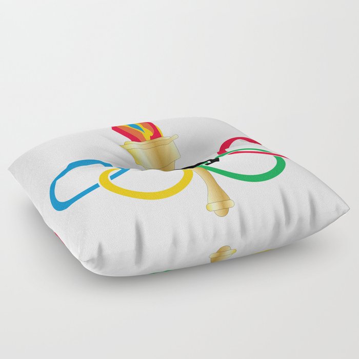 Olympic Rings Floor Pillow