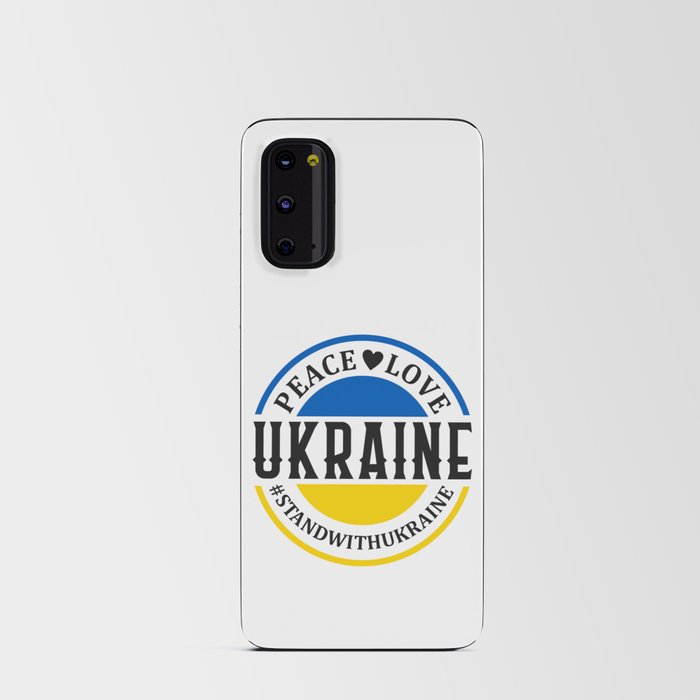 Peace Love Ukraine Android Card Case