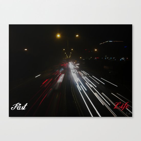 Fast Life Canvas Print