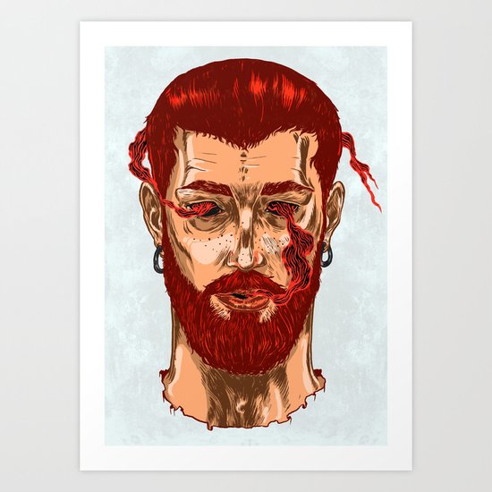 Smoke Art Print