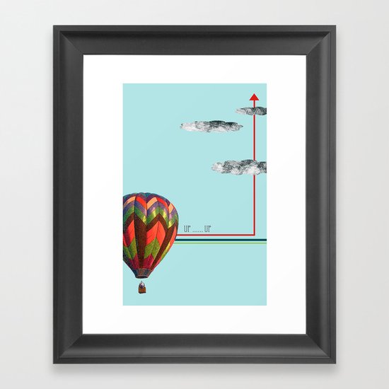 Up...up Framed Art Print
