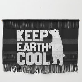 Keep Earth Cool Polar Bear Wall Hanging