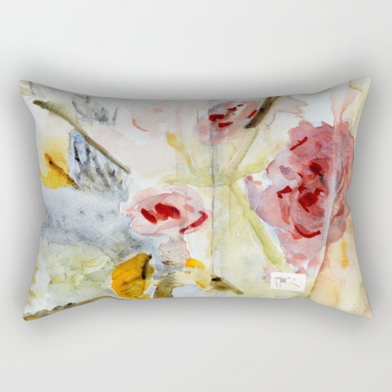 fragmented view Rectangular Pillow