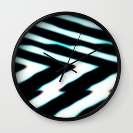 Channel Blur Wall Clock