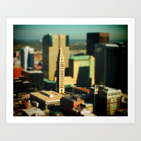 D&F Clocktower Art Print