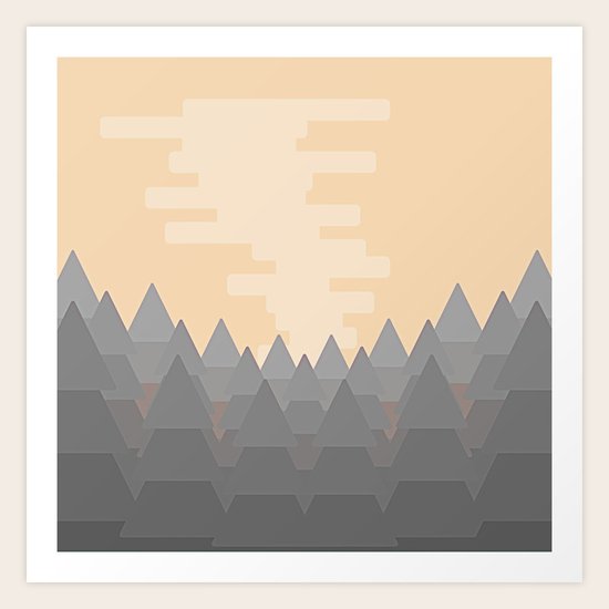 Morning wake Art Print
