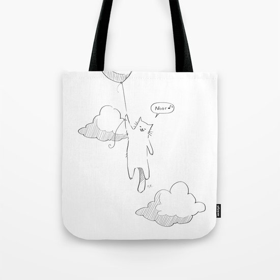 Balloon Cat Tote Bag