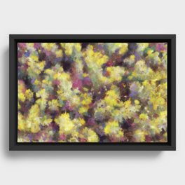 Flying colors of spring Framed Canvas