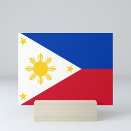 Philippines flag Mini Art Print