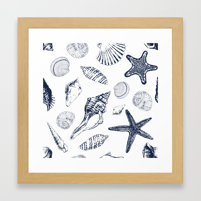Underwater Creatures Framed Art Print