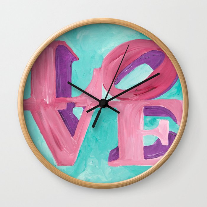 Love Statue Wall Clock