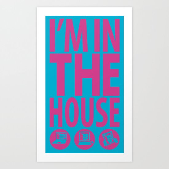 on the internet Art Print