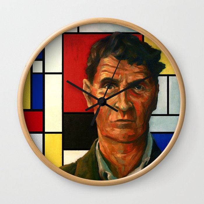 Ludwig Wittgenstein Wall Clock