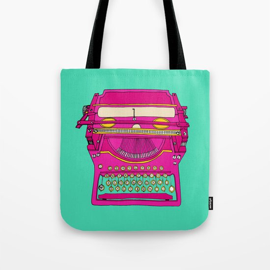 Typewriting // Retro Tote Bag