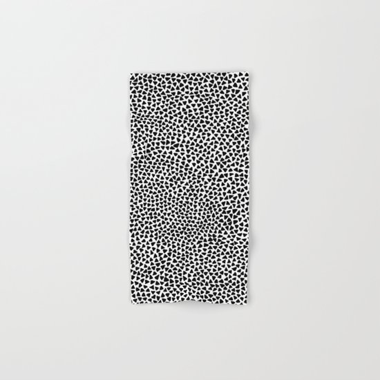 Black Triangles Hand & Bath Towel