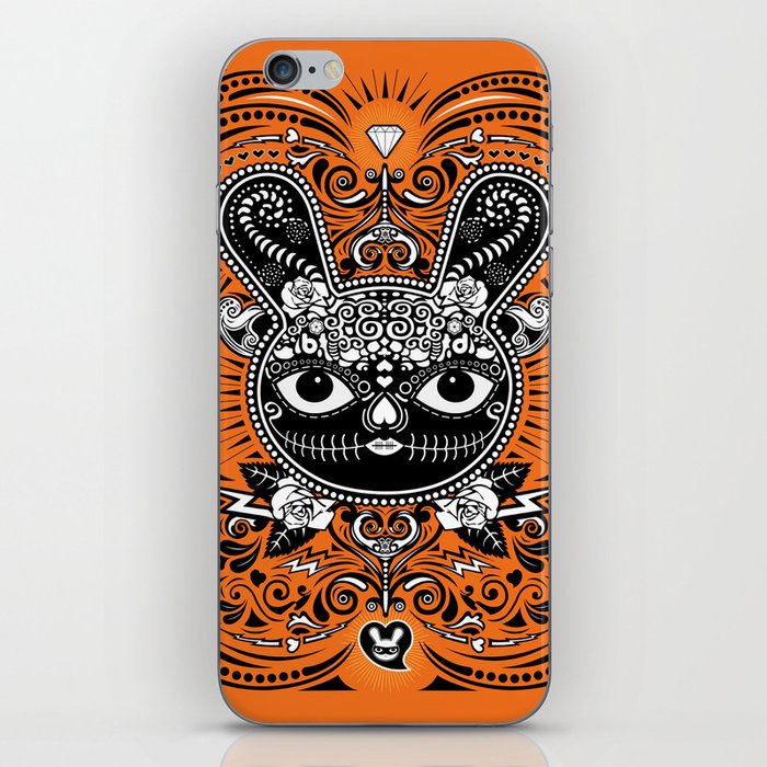 Day Of The Dead Bunny Celebration iPhone Skin