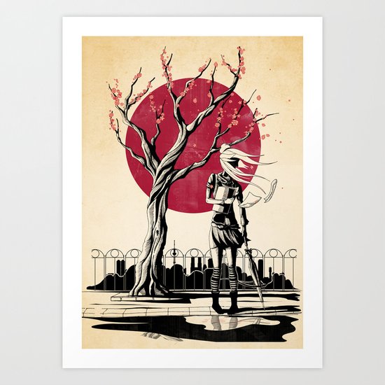 Japanese student Art Print