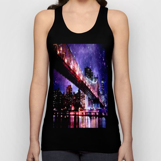 Majestic New York City: Manhattan Bridge Unisex Tank Top
