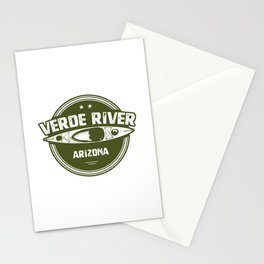 Verde River Arizona Kayaking Stationery Card