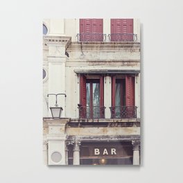 Bar in Venice Metal Print