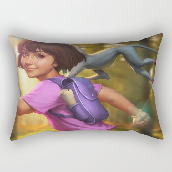The Little Explorer Rectangular Pillow