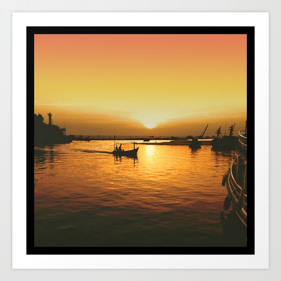 Sunset Haven Art Print