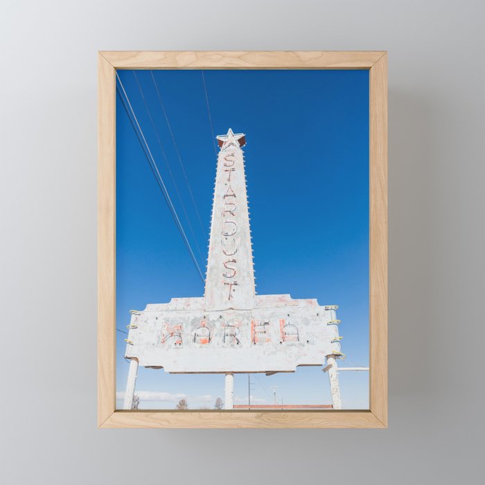 Stardust Motel Marfa Framed Mini Art Print