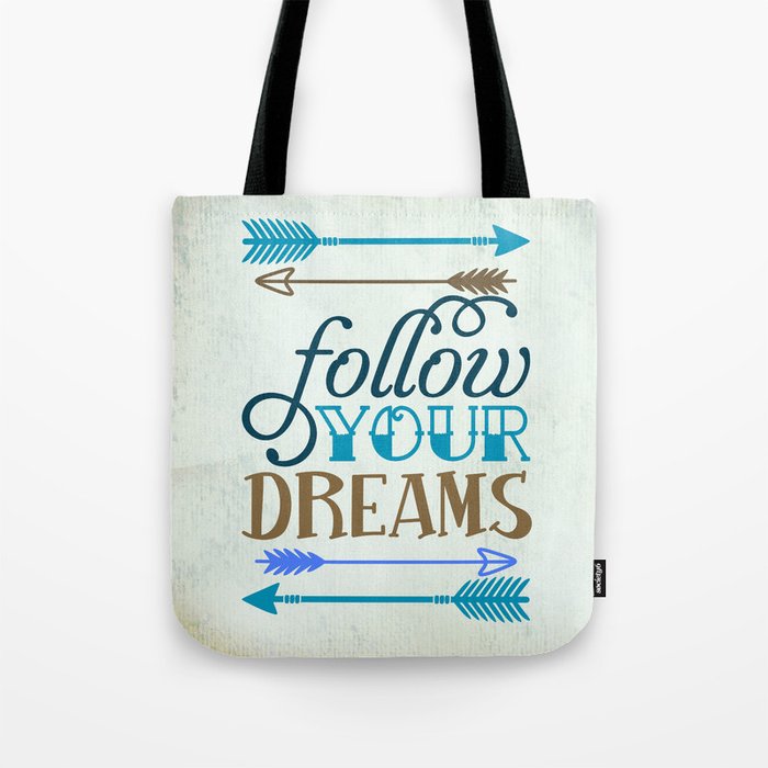 Canvas Shopping Tote Bag Dream Word Inspiration & Motivation Keep Dreaming Beach for Women 