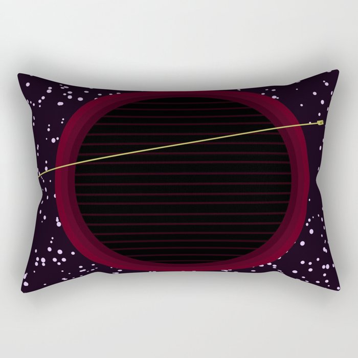 Planetoid Travel Art  Rectangular Pillow