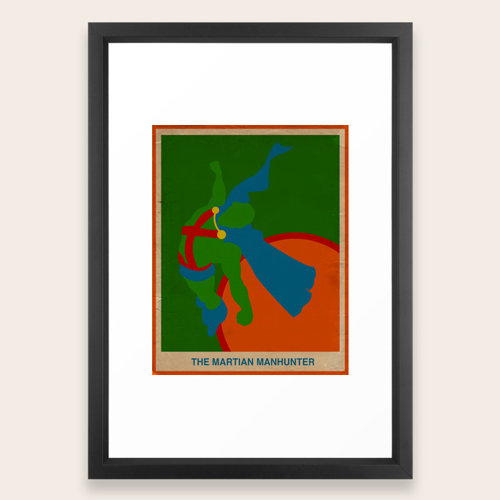 Martian Manhunter Framed Art Print By Creativetyrant Society6