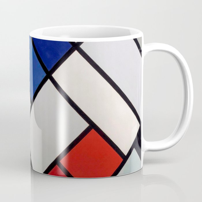 Theo van Doesburg - Contra-Compositions of Dissonances XVI - Abstract De Stijl Painting Coffee Mug