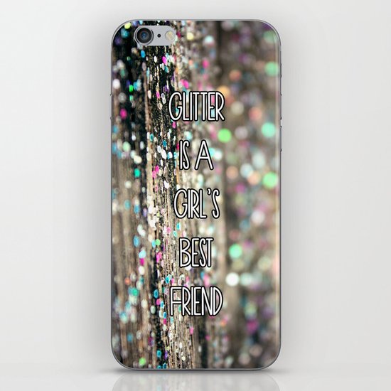 Glitter is a Girl's Best Friend iPhone & iPod Skin