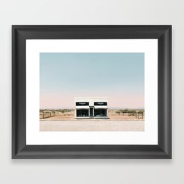 Fashion House Marfa Texas Framed Art Print