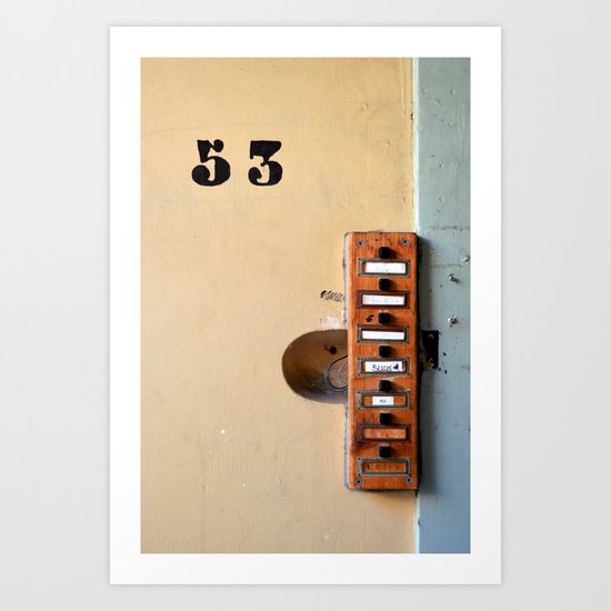 Ring my bell Art Print