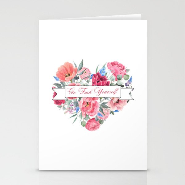 Cutie Go Fuck Yourself Stationery Cards