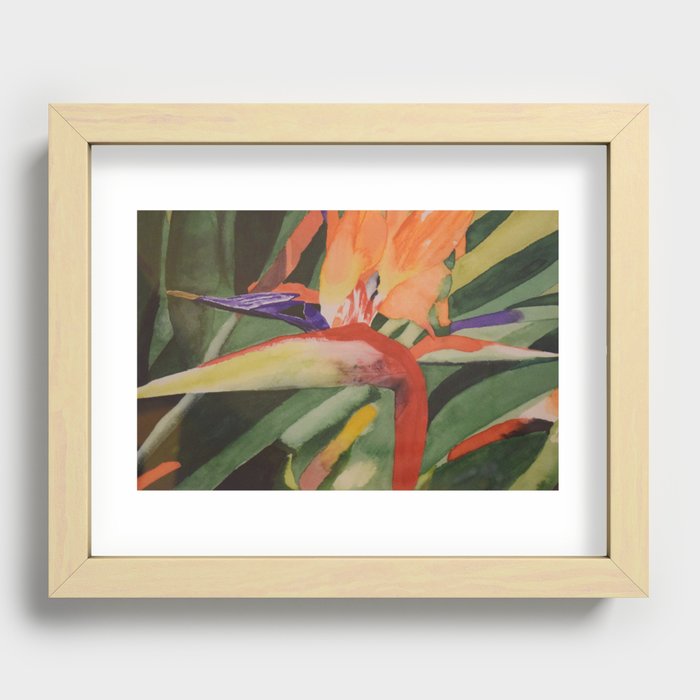 Hello Flame Recessed Framed Print
