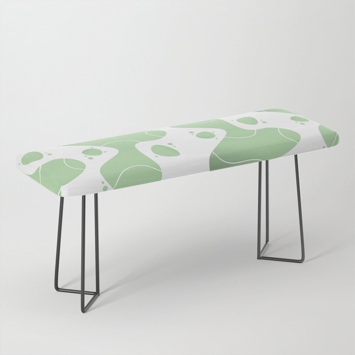 Green Shapes Bench