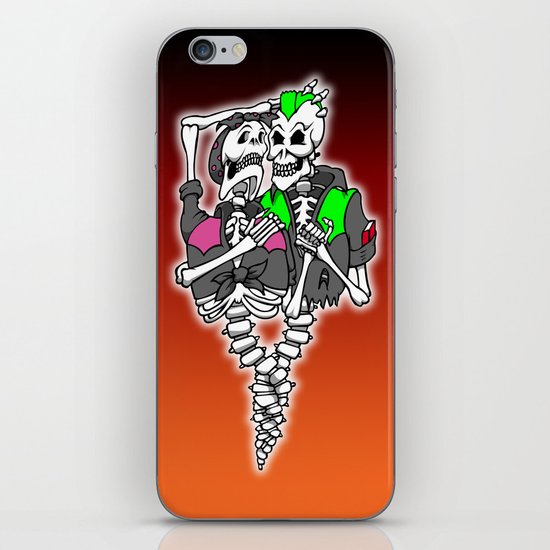 Psychobilly intertwined iPhone Skin