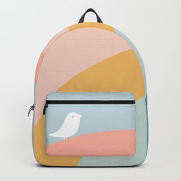boho rainbow in soft & trendy colors, minimalism Backpack