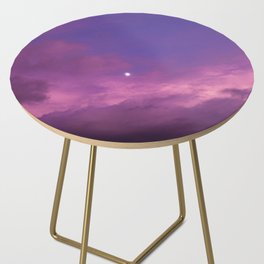 Pink Sky Palette | Cloud Magic | Moon Artwork Side Table