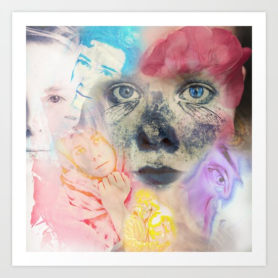 We live in the Passionate Places Art Print